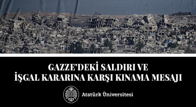  Gazze’de yaşananlar büyük bir insanlık dramıdır 