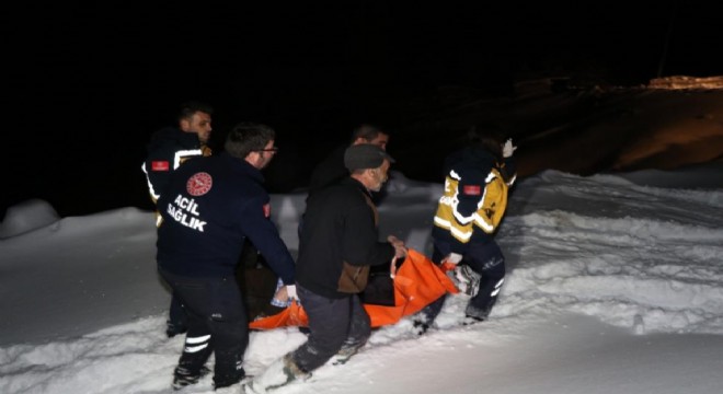 köyde hastanın imdadına ekipler yetişti