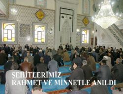 ‘Şehitlerimizi unutturmayacağız’