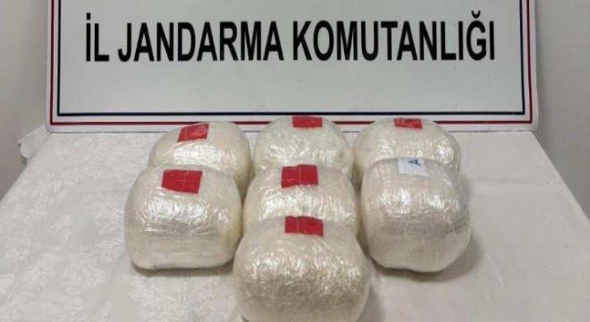 7 kilo metamfetamin ele geçirildi