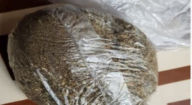 Aşkale yolunda 1 kilogram bonzai ele geçirildi