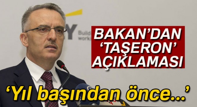 Bakan Ağbal dan  taşeron  açıklaması