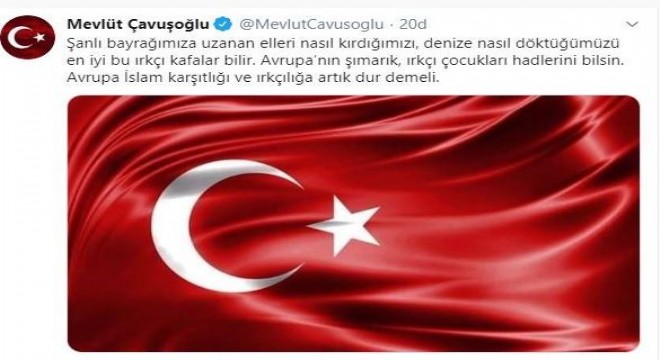 Çavuşoğlu ndan Yunan vekile tarih hatırlatması