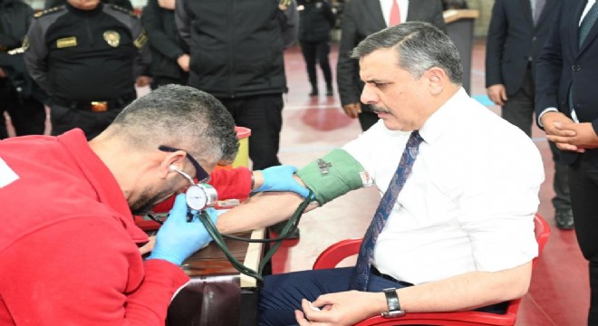 Çiftçi 45’inci kez kan bağışında bulundu