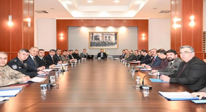 Çiftçi başkanlığında ‘Palandöken’ zirvesi