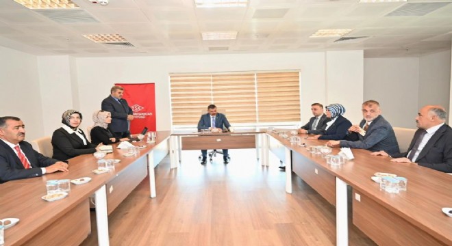 Erzurum TSE Vali Çiftçi’ye brifing verdi