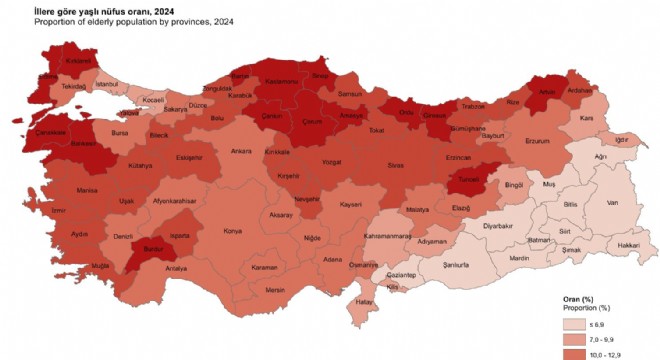 Erzurum 'Yaşlılar' istatistikleri açıklandı