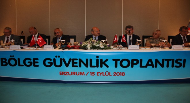 Erzurum da Bölge Güvenlik Zirvesi