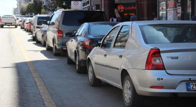 Erzurum’da araç sayısı 150 bin eşiğinde