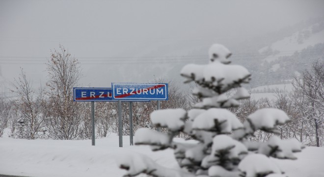 Erzurum’un 19 ilçesinde kar tatili