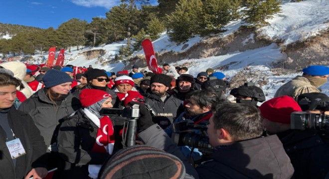 Erzurumlu şehit yakınları ve gaziler Sarıkamış'taydı