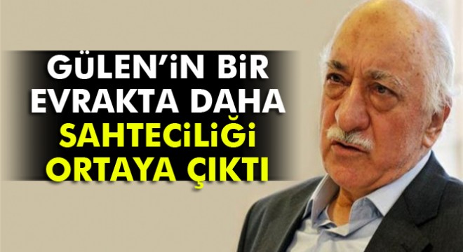 FETÖ elebaşı sahtecilikle yeşil pasaport almış