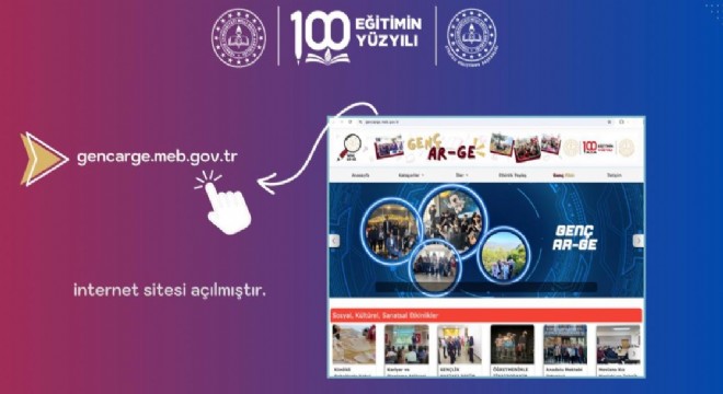 Genç AR-GE İnternet Sitesi erişime açıldı