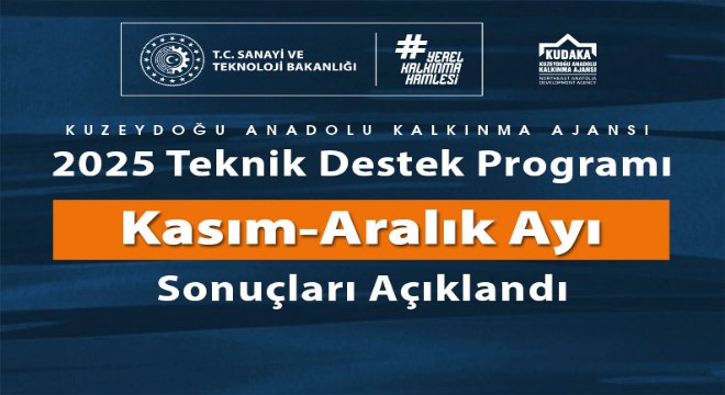 KUDAKA’dan 2 projeye teknik destek