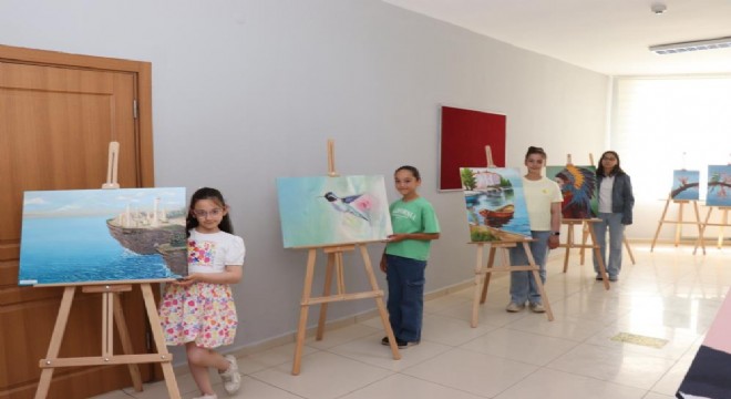 Oltu BSM’den resim sergisi