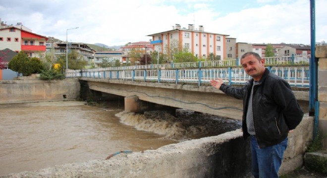 Oltu Çayı nın debisi yükseldi