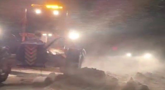 Palandöken de kar ulaşımı zorlaştırdı