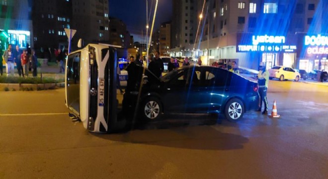 Palandöken’de trafik kazası: 6 yaralı