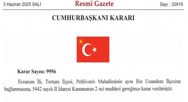 Pehlivanlı Uzundere’ye bağlandı