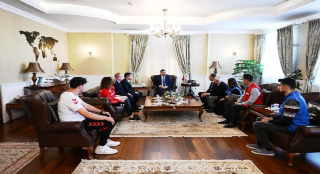 Vali Çiftçi’ye Gençlik Haftası brifingi sunuldu
