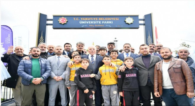 Yakutiye Belediyesi'nden üniversiteye örnek çocuk parkı