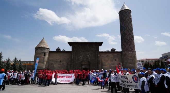 Yakutiye’de Emek ve Dayanışma Günü kutlaması