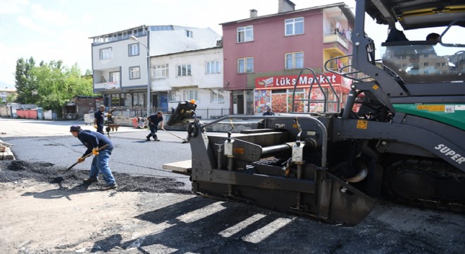 Yakutiye’de asfaltlama seferberliği