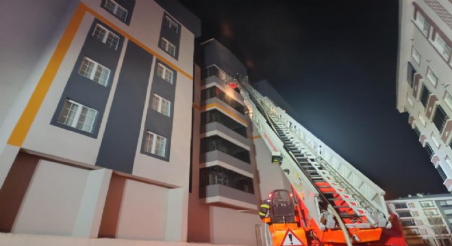 Yakutiye’de yangın