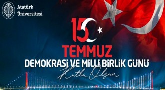 '15 Temmuz Demokrasi ve Milli Birlik Günü kutlu olsun'