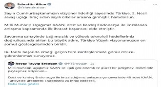 Altun: 'Türkiye sayılı ülkeler arasında'
