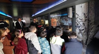 Çanakkale Savaşları Mobil Müzesine yoğun ilgi