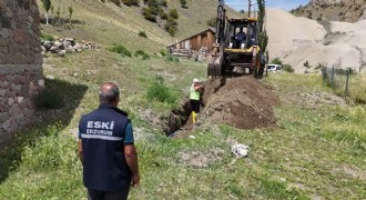 ESKİ'den Şenkaya’ya altyapı desteği