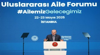 Erdoğan Uluslararası Aile Forumu’na seslendi