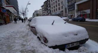 Erzurum'da 690 köy yolu ulaşıma kapalı