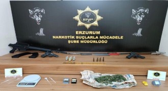Erzurum’da uyuşturucu operasyonu: 1 gözaltı