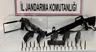 Jandarmadan silah ve mühimmat operasyonu