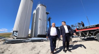 Kaymakam Tugay ve Başkan Akpunar'dan yatırım turu