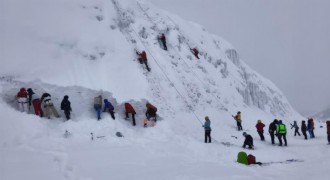 Buz tırmanışı eğitimi başarıyla gerçekleşti