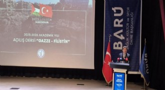 Tunç'tan üniversite öğrencilerine: 'Gazze' dersi