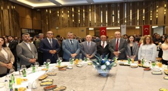 Yargı mensupları resepsiyonda buluştu
